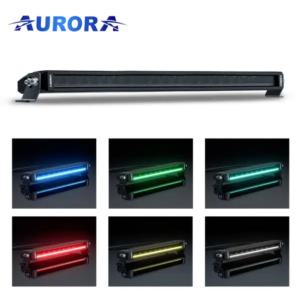 Second image of AURORA Screwless 20-inch DRL RGB LED Light Bar