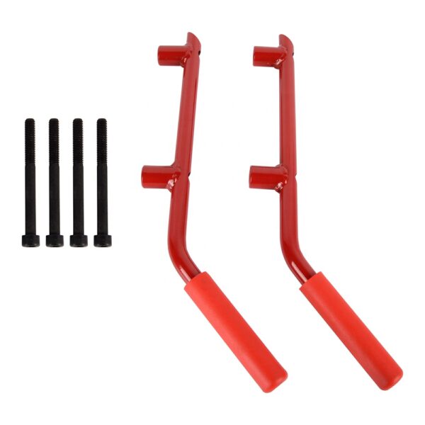 წითელი სახელური Jeep Wrangler JK 2007-დან სალონის აქსესუარები