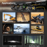 Aurora LED პროჟექტორი