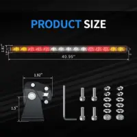 Aurora patented 40 inch Signal Warning car Light offroad Led Light Bar