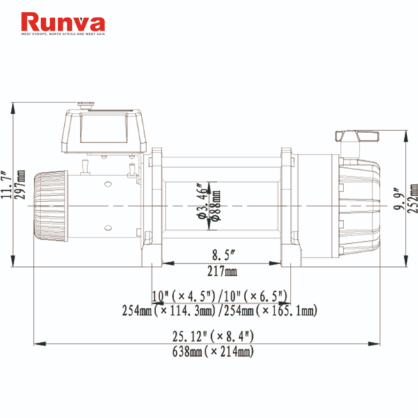 Second image of Runva EWB 20000 ჯალამბარი