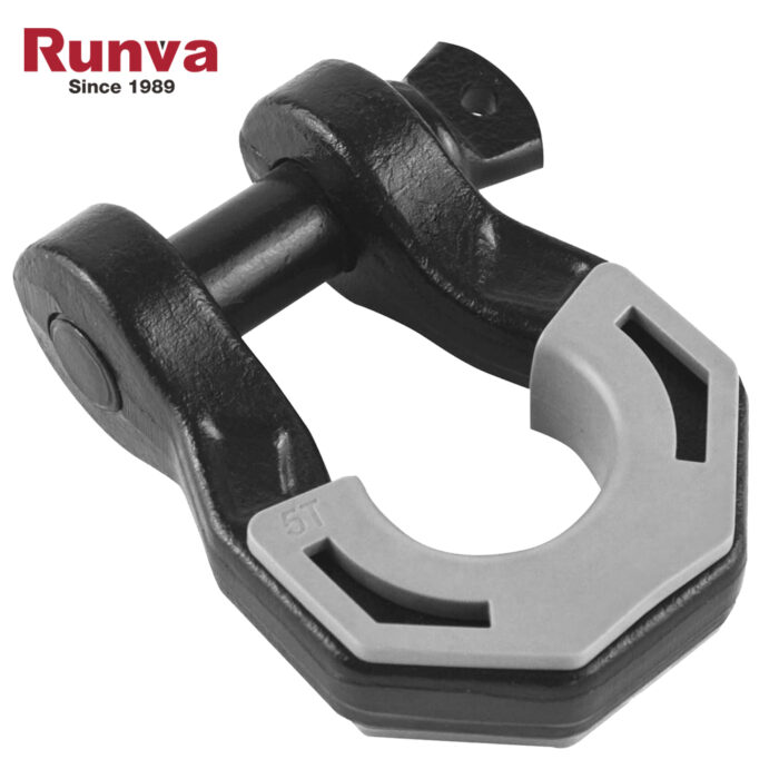 RUNVA D-Shackle 5T (შავი)