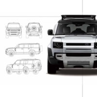 LAND ROVER DEFENDER სახურავის საბარგული