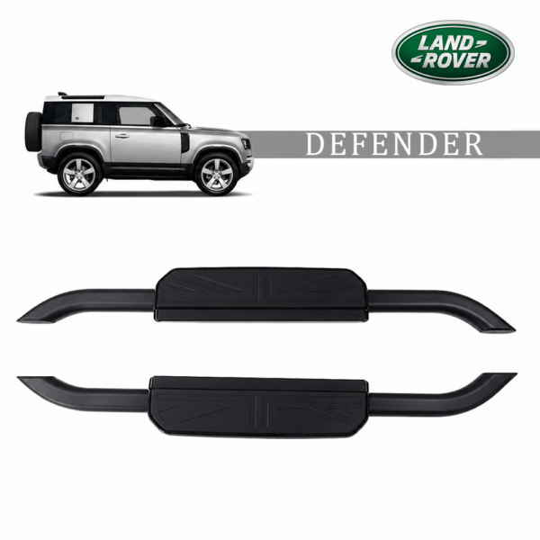 LAND ROVER DEFENDER 2 კარიანი გვერდითა საფეხური ,,პაროგები"