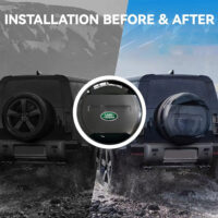 LAND ROVER TIRE COVER,სათადარიგო საბურავის დამცავი.