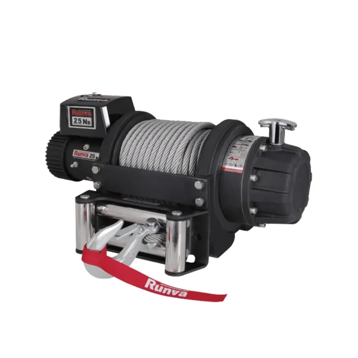 RUNVA PREMIUM 25000 lbs ელექტრო ჯალამბარი 24V